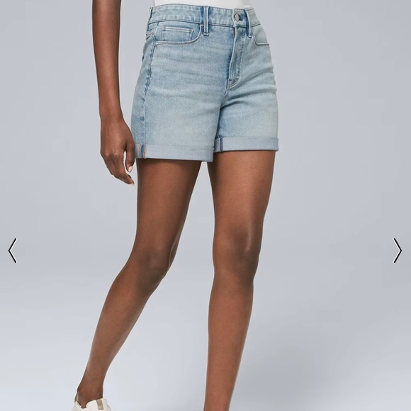 White House Black Market Pants - NWT WHBM High Rise Sculpt 5-inch Denim Shorts - Stretches, Lifts, & Sculpts!